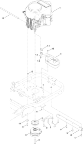 Part Location Diagram of 125-1760 Toro Muffler