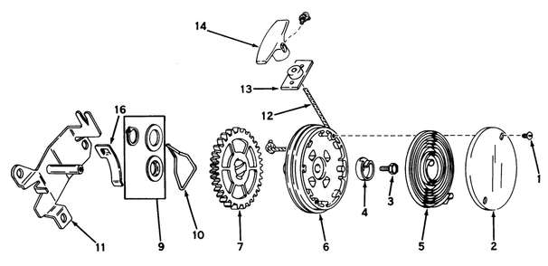 Starter No. 590450a Diagram and Parts List for 20788 0000001 - 0999999 Toro Lawn Mower