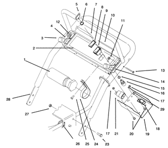 Part Location Diagram of 93-7293 Toro Decal-Control Panel