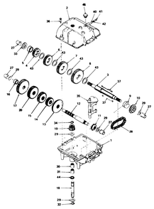 Peerless Transmission Model No. 787 Diagram and Parts List for 30113 5000001 - 5999999 Toro Lawn Tractor Accessories