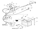 Electrical System-3-Speed Models Diagram and Parts List for 02-11BH01 1982 Toro Lawn Tractor