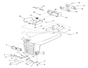Frame, Sheet Metal And Covers Diagram and Parts List for 02-08BP03 1981 Toro Lawn Tractor