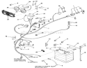 Electrical System-5-Speed Models Diagram and Parts List for 02-16BP01 1980 Toro Lawn Tractor