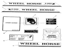 Decals, Miscellaneous Diagram and Parts List for 02-11BP05 1982 Toro Lawn Tractor