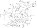 Page I Diagram and Parts List for 02-11BP05 1982 Toro Lawn Tractor