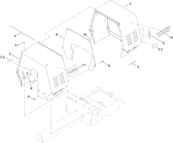 Part Location Diagram of 131-5729 Toro Decal