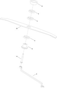 Cutting Assembly Diagram and Parts List for 2604 314000001 - 314000351 Toro Lawn Tractor Accessories