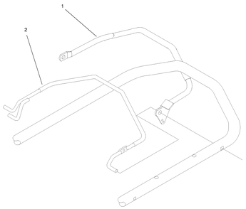 Handle Assembly Diagram and Parts List for 20824 8900001 - 8999999 Toro Lawn Mower