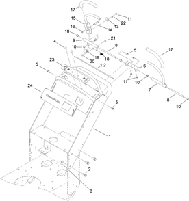 Part Location Diagram of 114-0241 Toro GRIP-LEVER