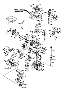 Engine Tecumseh Model No. Tvs100-44016b Diagram and Parts List for 16775 9000001 - 9999999 Toro Lawn Mower