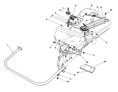Grass Collection System Model No. 30557 (Continued) (For Cutting Unit Model 30555) Diagram and Parts List for 30775 600001 - 699999 Toro Lawn Tractor