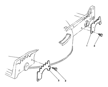 Wear Plate Kit Model No. 49-4080 (Optional) Diagram and Parts List for 20622C 8000001 - 8999999 Toro Lawn Mower