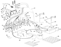Electrical System - Battery Powered Diagram and Parts List for 03-08EP01 1983 Toro Lawn Tractor