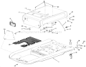 Body, Sheet Metal And Covers Diagram and Parts List for 03-11BP02 1981 Toro Lawn Tractor