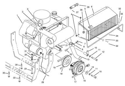 Part Location Diagram of 92-6260 Toro DISCONTINUED