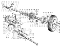 Differential And Countershaft Assembly Diagram and Parts List for 03108 1000001-1999999 - 1981 Toro Lawn Tractor
