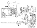 Engine Diagram and Parts List for 03108 1000001-1999999 - 1981 Toro Lawn Tractor