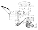Sulky Assembly Diagram and Parts List for 03108 2000001-2999999 - 1982 Toro Lawn Mower