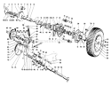 Differential And Countershaft Assembly Diagram and Parts List for 03108 2000001-2999999 - 1982 Toro Lawn Mower