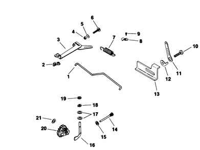 Governor-Engine Kohler Model No. M18qs-24657 (Continued) Diagram and Parts List for 30718 2000001 - 2999999 Toro Lawn Tractor