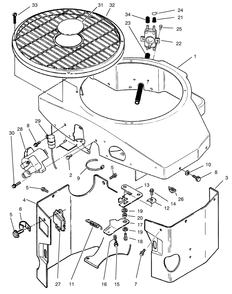 Covers, Fuel Pump, Coil, Regulator & Governor Linkage Assembly Diagram and Parts List for 74101 590001 - 599999 Toro Lawn Tractor