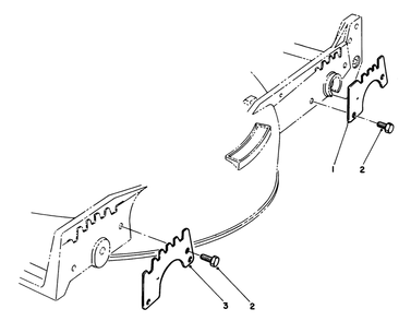 Wear Plate Kit No. 49-4080 (Optional) Diagram and Parts List for 20629C 6000001 - 6999999 Toro Lawn Mower