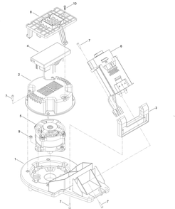Motor Module Assembly No. 145-5873 Diagram and Parts List for 21611T 400000000 - 999999999 Toro Lawn Mower