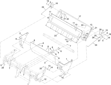 Dfs Door Assembly No. 145-6977 Diagram and Parts List for 78468 400000000 - 999999999 Toro Lawn Tractor