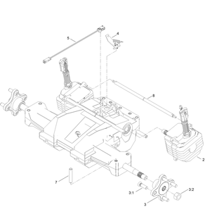 Electric Transaxle Assembly No. 161-4489 Diagram and Parts List for 75851 416400000 - 417399999 Toro Lawn Tractor