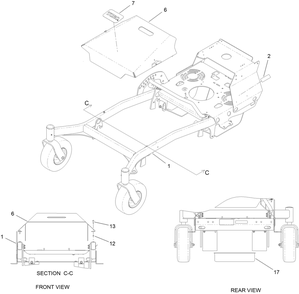 Part Location Diagram of 140-4288-03 Toro Cover-Deck,wide