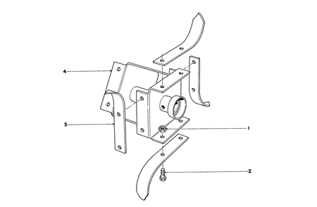 Pick Tine Kit Model No. 17-8200 (Optional) Diagram and Parts List for 58007 2000001 - 2999999 Toro Tiller