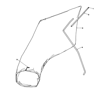 Giant Bagging Kit No. 29-9750 (Optional) Diagram and Parts List for 16202 4000001 - 4999999 Toro Lawn Mower