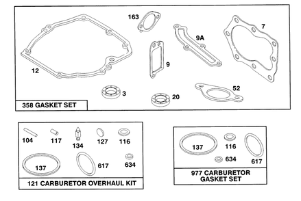 Engine Model 124702-3115-01 Diagram and Parts List for 20668 1000001 - 1999999 Toro Lawn Mower