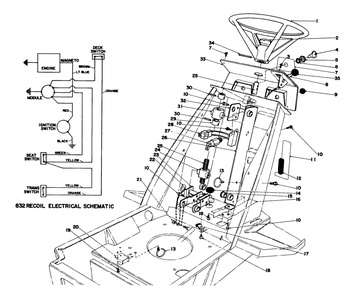 Part Location Diagram of 38-1430 Toro Module-Interlock