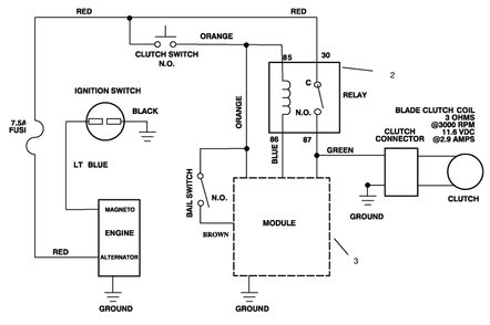 Electric Schematic Diagram and Parts List for 30189 790001 - 799999 Toro Lawn Tractor Accessories