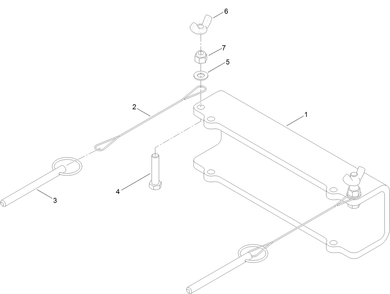 Cylinder Lockout Assembly No. Au114336 Diagram and Parts List for 23898 400000000 - 999999999 Toro Lawn Tractor Accessories