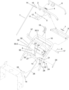 Part Location Diagram of 110-6916 Toro DECAL-PANEL, CONTROL
