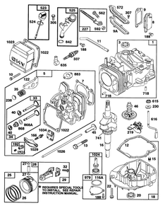 Engine Gts-150 77-8980 Diagram and Parts List for 27500 2000001 - 2999999 Toro Lawn Mower