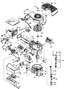 Engine Tecumseh Model No. Tnt 100-10077e Diagram and Parts List for 20810 3000001 - 3999999 Toro Lawn Mower