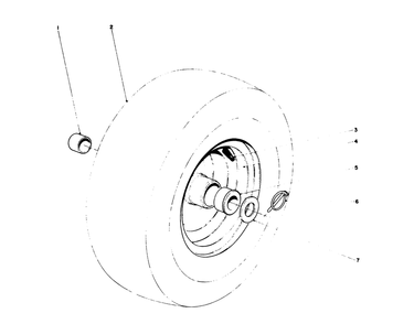 Wheel Assembly Diagram and Parts List for 38150 3000001 - 3999999 Toro Snow Blower