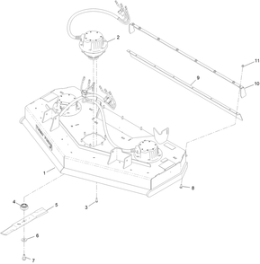 Part Location Diagram of 144-6868 Toro MOTOR/GEN-48V, 3KW