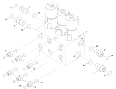 Wrench Manifold Assembly Diagram and Parts List for 23803 400000000 - 999999999 Toro Lawn Tractor Accessories