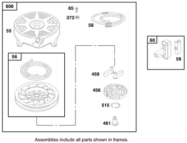 Engine Briggs & Stratton Model 12f802-1750-E1 Diagram and Parts List for 20450 8900001 - 8999999 Toro Lawn Mower
