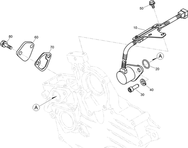 Stop Solenoid And Fuel Pump Cover Assembly Diagram and Parts List for 74267 403247200-999999999 Toro Lawn Mower