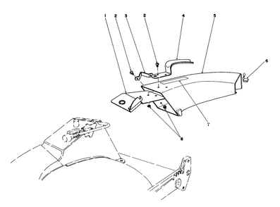 Side Discharge Chute Model No. 59108 (Optional) Diagram and Parts List for 20773 3000001 - 3999999 Toro Lawn Mower