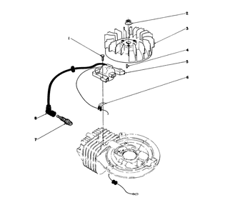Ignition Assembly (Model No. 47pj8) Diagram and Parts List for 16212C 9000001 - 9999999 Toro Lawn Mower