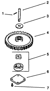 Oil Pump-Engine Model No. Mv18s-Type 58543 Diagram and Parts List for 30190 20000001 - 29999999 Toro Lawn Tractor Accessories