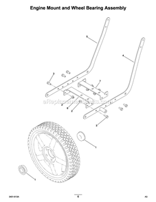 Page 5 Diagram and Parts List for 58610-37390  Toro Lawn Mower