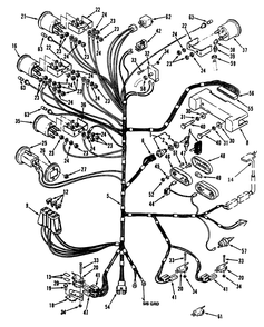Electrical System Diagram and Parts List for R1-20OE02 2000001 - 2999999 Toro Lawn Tractor