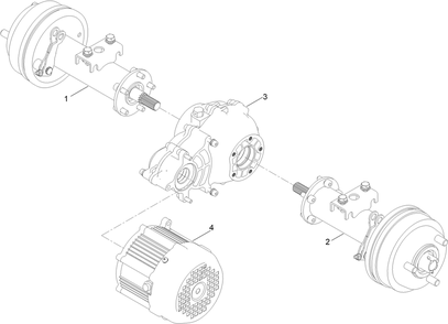 Transmission Assembly No. 134-6166 Diagram and Parts List for 75500 323000001 - 999999999 Toro Lawn Tractor Accessories
